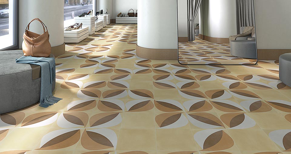 The Most Vibrant Pop Tile Collection, Unique Floor Tiles Design