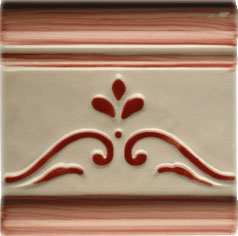 decorado Duque Burdeos 13X13, pasta roja 